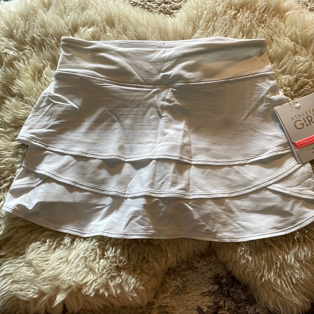 NWT Athleta Girl Swing Skort White Size XL/14